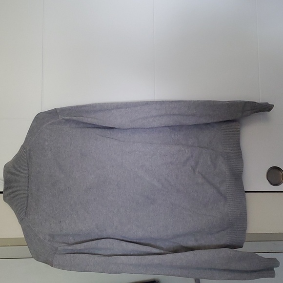 Brooks Brothers Size M Gray Quarter Zip Sweater - Picture 4 of 4